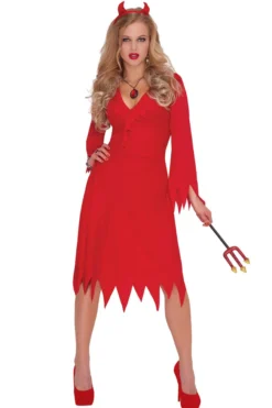 AMSCAN Too Hot Red Devil Costume Dress