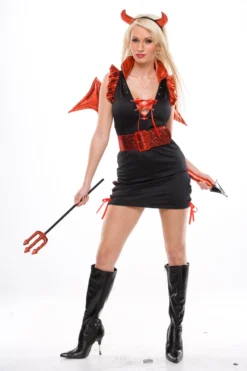 Coquette Devil Lady Halloween Costume