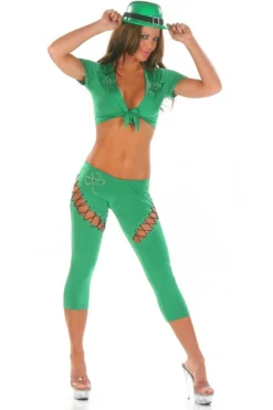 Nom De Plume Sexy Lucky Charmer Costume