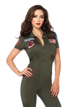 Leg Avenue Women's Top Gun Flight Suit Costume -Sexy Halloween Costumes Sales unnamed file 1525