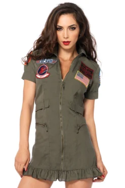 Leg Avenue Top Gun Women's Flight Dress Costume -Sexy Halloween Costumes Sales unnamed file 1564