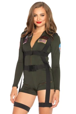 Leg Avenue Top Gun Women's Romper Costume -Sexy Halloween Costumes Sales unnamed file 1575