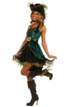 Dreamgirl Emerald Pirate Costume