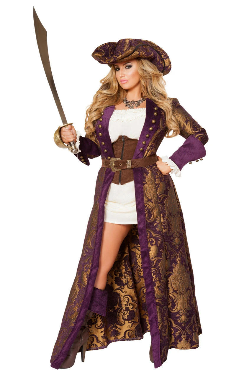 Roma Costume Decadent Pirate Diva Costume 3 Roma Costume Decadent Pirate Diva Costume - Image 3