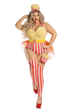 Party King Plus Size POP Babe Popcorn Costume