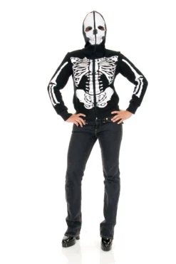 Charades Hooded Skeleton Sweatshirt