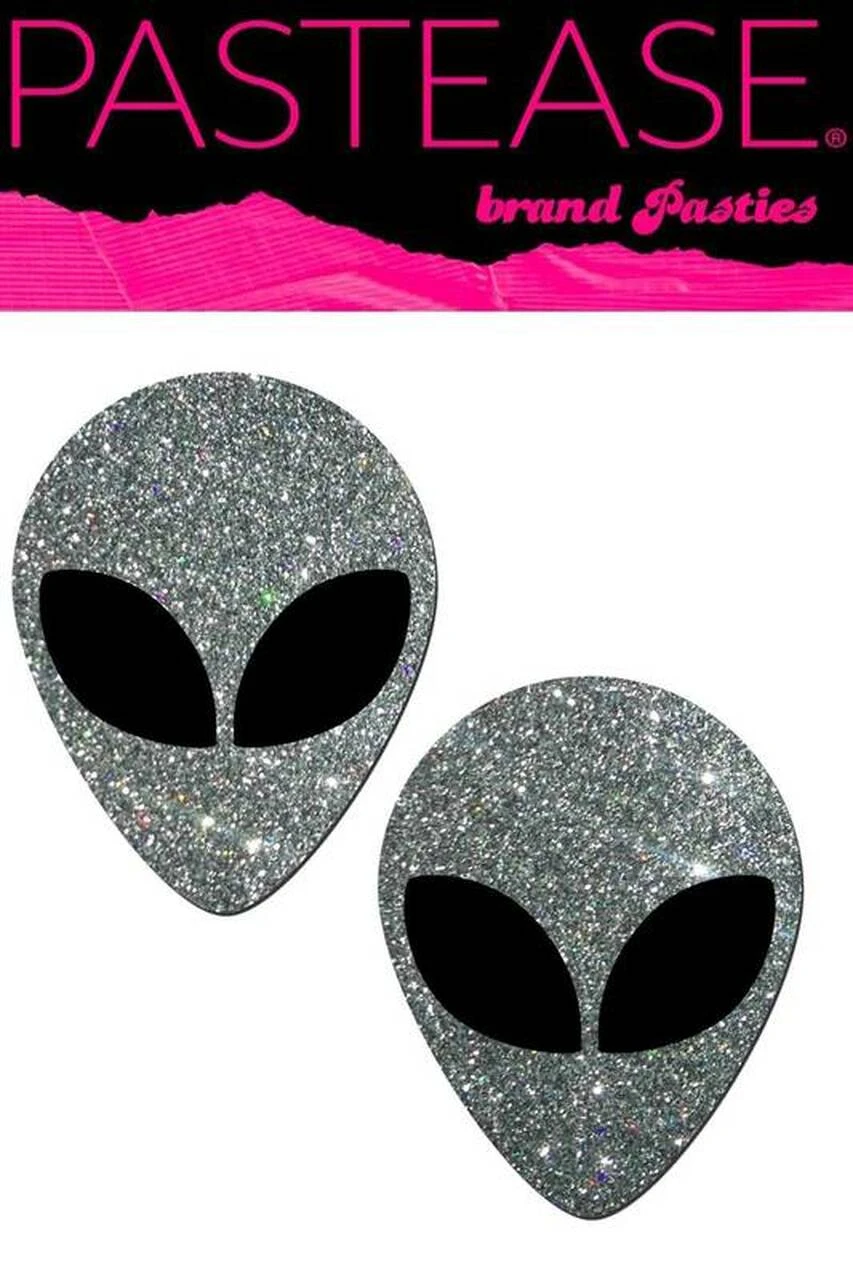 PASTEASE Brand Pasties Glitter Alien Pasties 3 PASTEASE Brand Pasties Glitter Alien Pasties - Image 3