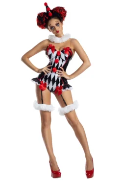 Party King Dark Harlequin Costume