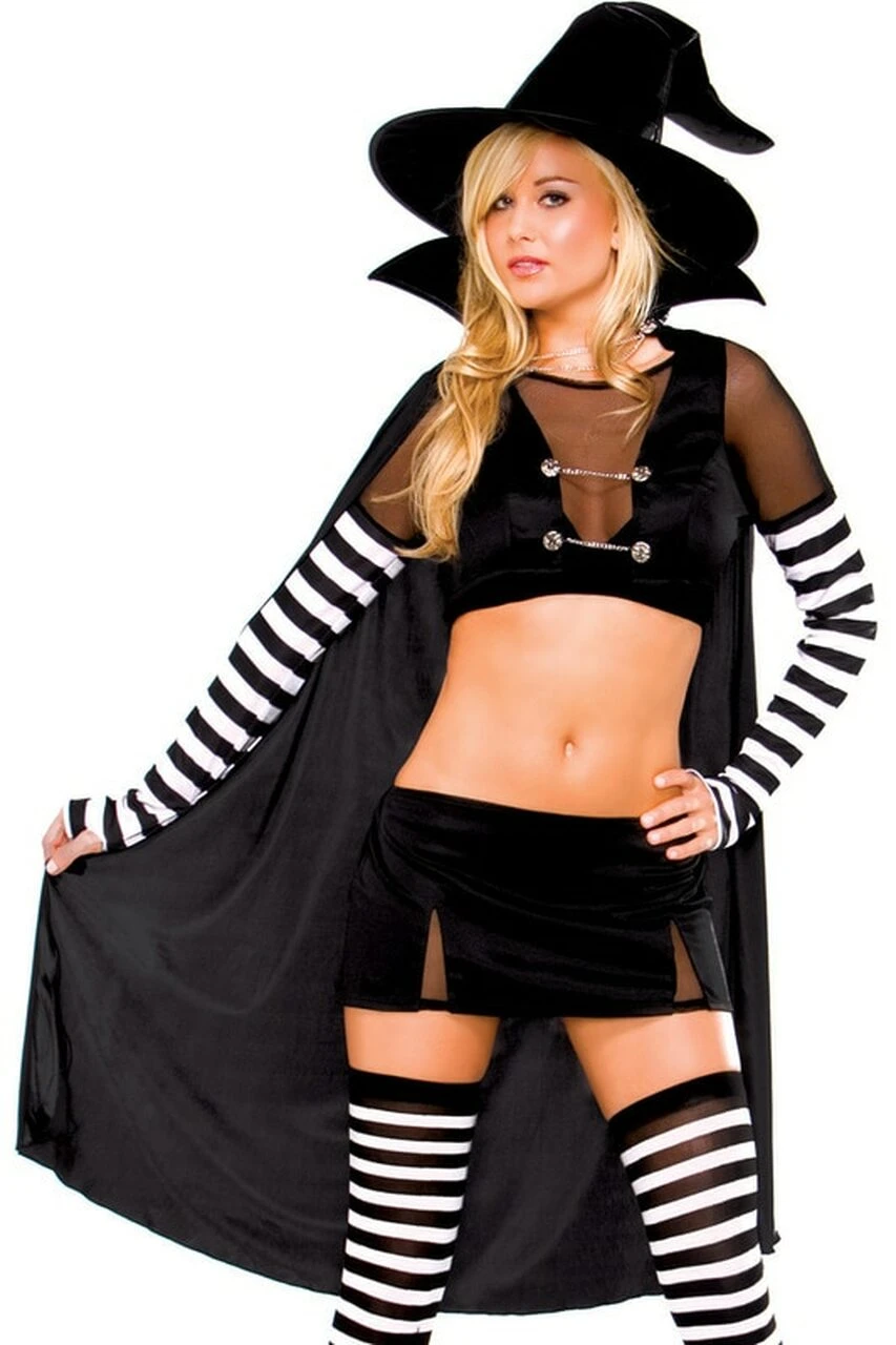 3WISHES Black Widow Witch Costume 3 3WISHES Black Widow Witch Costume - Image 3