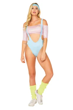 Roma 80s Sporty Yuppie Costume