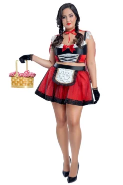 Starline Plus Size Little Miss Red Halloween Costume