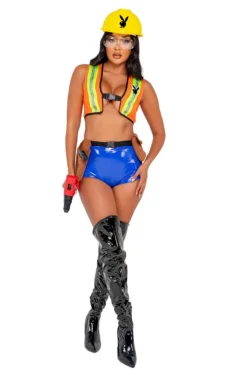 Roma Playboy Construction Cutie Costume