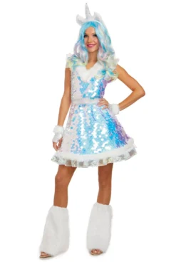 Dreamgirl Sequin Unicorn Costume
