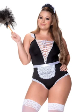 Mapalé Plus Size Mistress Maid Teddy