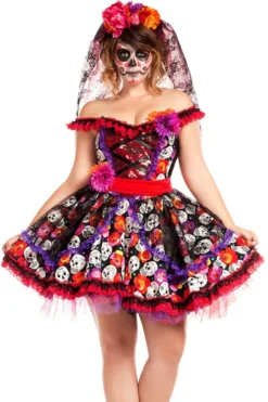 Party King Lady Muerta Costume Plus