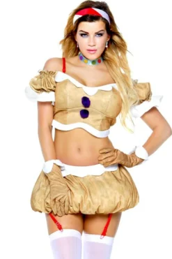 3WISHES Gingerbread Girl Costume -Sexy Halloween Costumes Sales unnamed file 4463