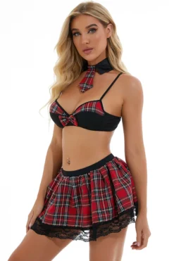 3WISHES Straight A's Lingerie Set -Sexy Halloween Costumes Sales unnamed file 4557