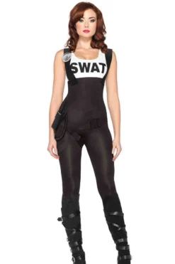 Leg Avenue Top SWAT Jumpsuit Costume