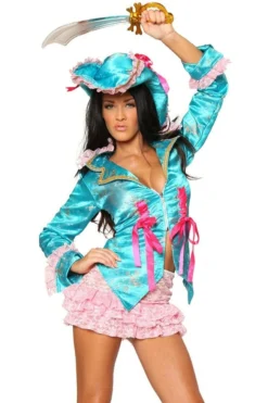 Roma Costume Adult Caribbean Captain Costume