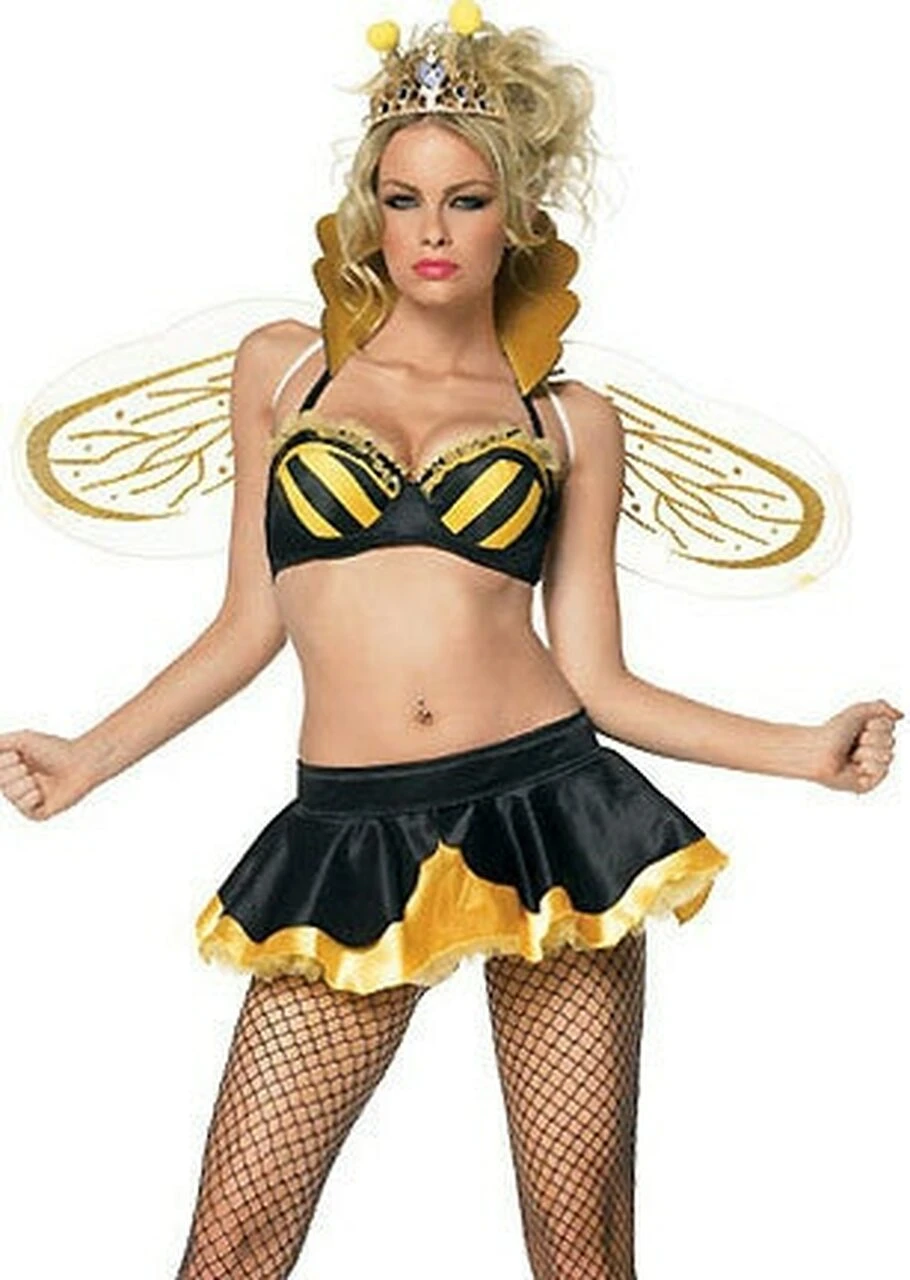 Leg Avenue Sexy Queen Bee Costume 2 Leg Avenue Sexy Queen Bee Costume - Image 2