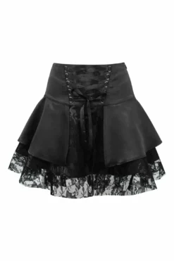 Daisy Corsets USA Black Gothic Mini Skirt