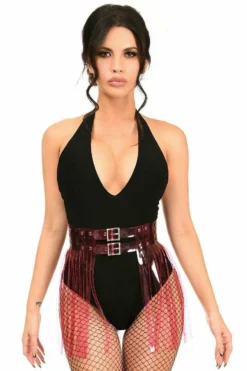 Daisy Corsets USA Pink Clear Fringe Skirt