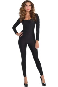 AMSCAN Basic Black Full Catsuit