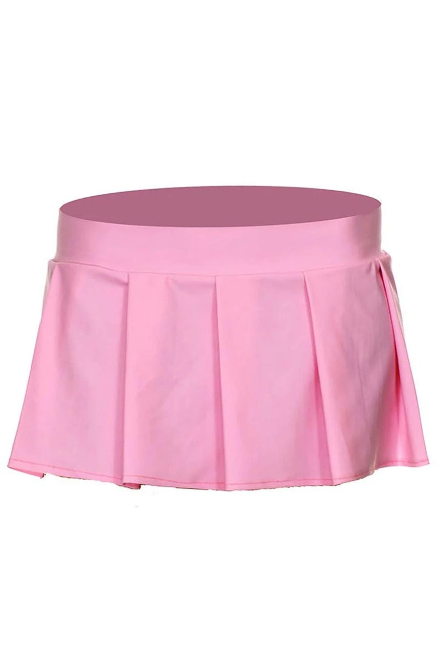 Music Legs Pink Pleated Skirt 2 Music Legs Pink Pleated Skirt - Image 2