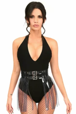 Daisy Corsets USA Black Clear Fringe Skirt