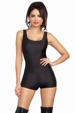 Dreamgirl Black Base Layer Romper