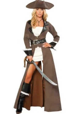 Roma Costume Deluxe Pirate Captain Costume