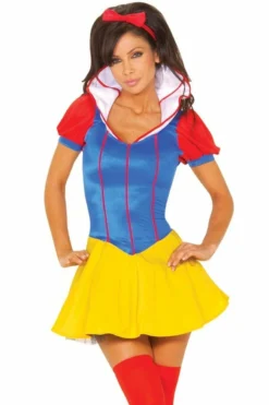 Roma Costume Sexy Snow Princess Halloween Costume
