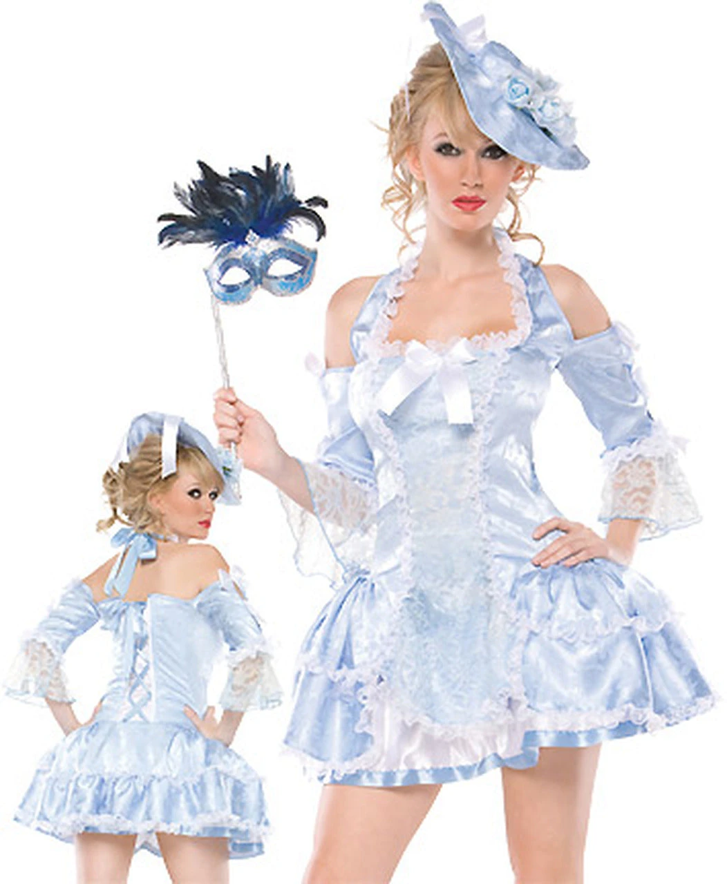 Coquette Victorian Flirt Costume 2 Coquette Victorian Flirt Costume - Image 2