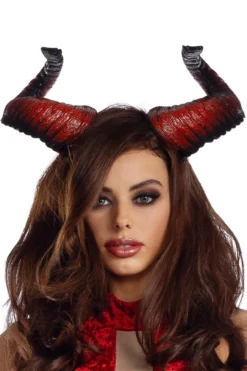 Party King Curved Demon Horns
