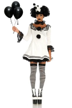 Leg Avenue Black And White Clown Costume